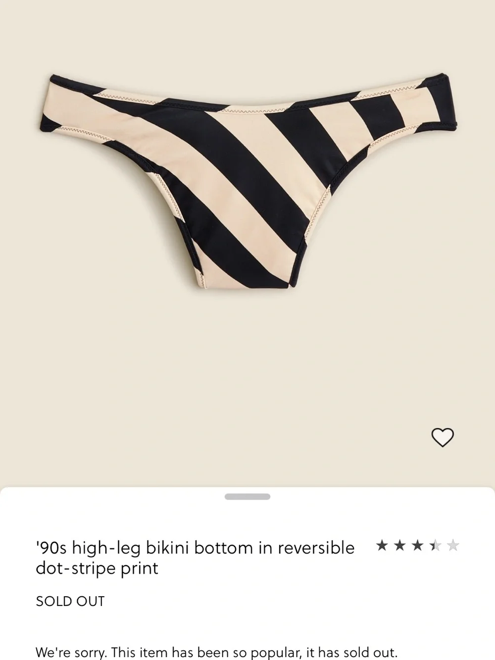 J. Crew Black and Beige Twist-Front Bikini Set (top and bottom)